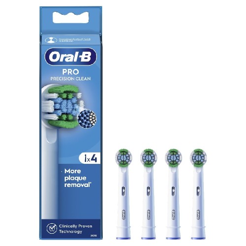 ΒΟΥΡΤΣΑΚΙΑ ΟΔΟΝΤΟΒΟΥΡΤΣΑΣ BRAUN ORAL-B PRECISION CLEAN PRO (80727529) 4τμχ